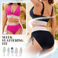 🔥Free trial fitting💃High Waisted Tummy Control Color Block Bikini Set