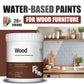 ⏰2025 NEW SALES - 50% OFF🔥Water-based Environmentally Friendly Odorless Wood Furniture Repair and Renovation Paint
