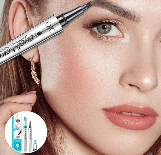 💥BUY 1 GET 1 FREE🎉High Quality 3D Waterproof Microblading Eyebrow Pen 4 Fork Tip Tattoo Pencil