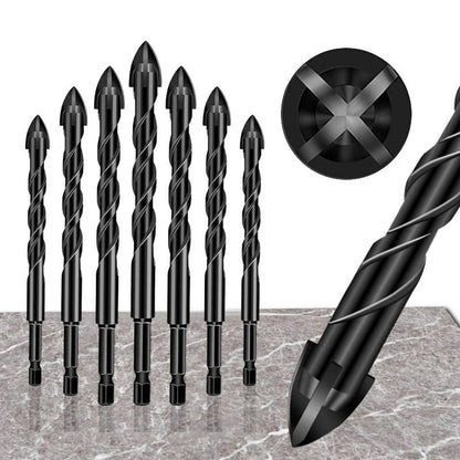 🔥Special Offers 50% OFF🔥4-edge Cross Drill Bit Set 7pcs