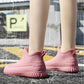 Solid Non-Slip Waterproof Ankle Rain Boots