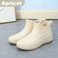 Solid Non-Slip Waterproof Ankle Rain Boots