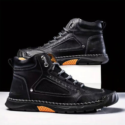 💥Hot Sale💥Stylish Hand-Stitched Flat Sole Men's Boots💥Ultimate comfort💥Free Shipping