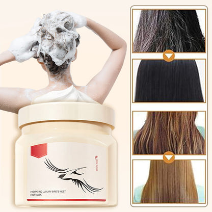 Hydrating Swallow Bird Nest Hair Repair Mask