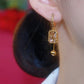 Elegant Sparkling Rhinestone Square Earrings