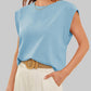 Solid color round neck short sleeves|Stockpiling is more cost-effective, thin and versatile
