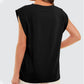 Solid color round neck short sleeves|Stockpiling is more cost-effective, thin and versatile